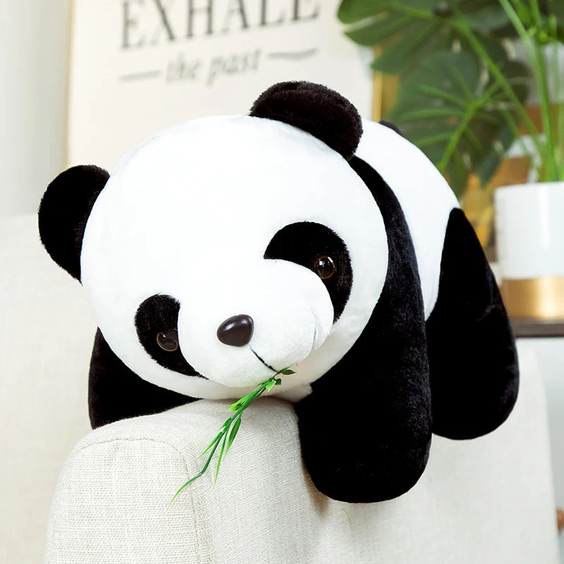 20cm Bamboo Panda Plush Toy - Cute Kawaii Stuffed Animal Doll for Kids & Christmas Gifts