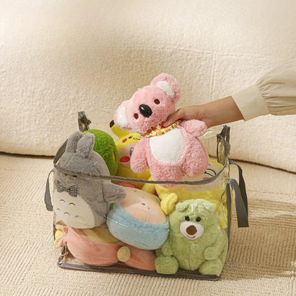 Plush Toy Storage Bag – Large Capacity Organizer for Kids’ Stuffed Animals, Waterproof Student Book & Study Storage Container
