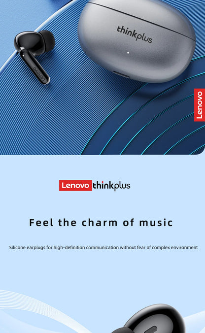 Lenovo Thinkplus XT88 In-Ear Bluetooth Earphones — Dual Mic, Stereo Noise Reduction, Bass HiFi Touch Earbuds
