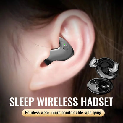 B13 Bluetooth 5.3 Sleep Earphones – Wireless Touch Control Headset Earbuds, Comfortable Fit for All Mobile Phones