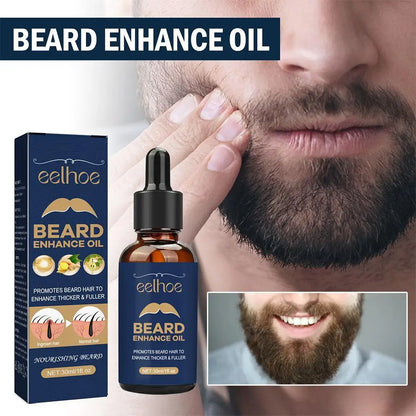 30ml Men’s Beard Growth Oil – Nourishing Beard Care Serum for Softening, Strengthening, Thickening & Grooming Styling Beard Oil for Fuller Beard Growth
