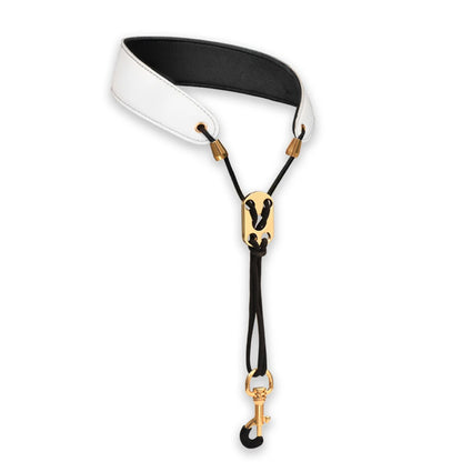 Leather Saxophone Strap: Lanyard Neck Protection for Soprano/Tenor/Alto/Baritone Sax - Musical Instrument Accessory