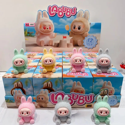Mini Labubu Blind Box – The Monsters Heartbeat Macaron Enamel PVC Figurine Kawaii Tabletop Ornament Gift