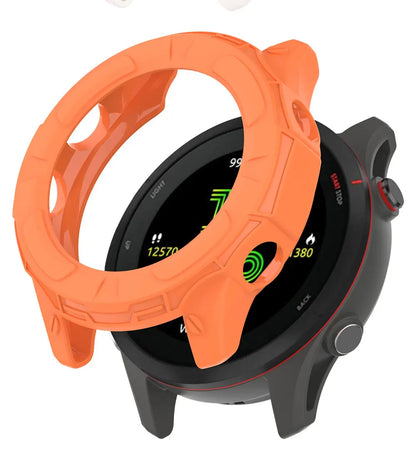 TPU Case & Tempered Glass Screen Protector for Garmin Forerunner 255/255S/955 – Protective Bumper Cover