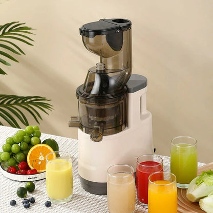 Houselin 7" Masticating Juicer — Cold Press Electric Juicer for Whole Fruits & Vegetables, High Yield