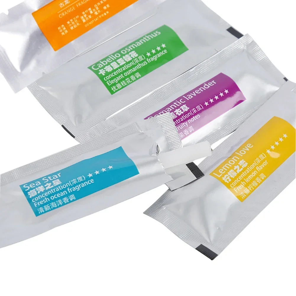Car Air Vent Clip Freshener – Osmanthus & Lemon Aroma Sticks, Cologne Refills for Car Air Freshener Supplement
