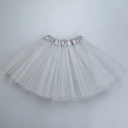 Girls’ Tulle Tutu Skirt – 3-Layer Ballet Mini Skirt for Dance, Birthday Party, Princess Dress 2-8Y