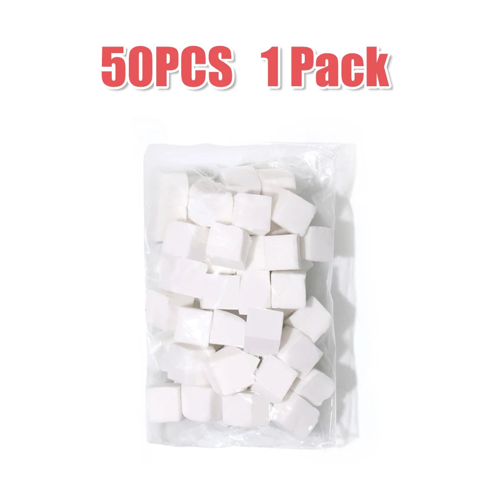 Nail Art Sponge Set - 50/300-Piece Manicure Sponge with Grabbing Pen Tool