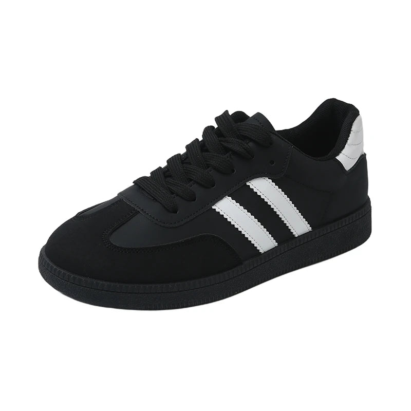 Women’s Casual Lace-Up Shoes | Lightweight Anti-Slip Flat Sneakers for Outdoor Walking