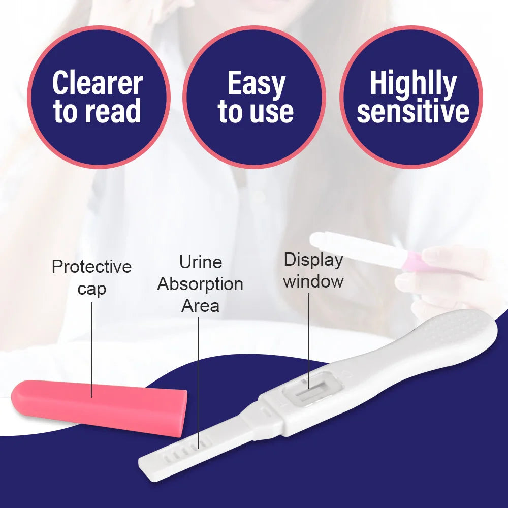 Pregnancy Test Strips – Early Detection HCG Test for Women, Over 99% Accurate, 5 Count