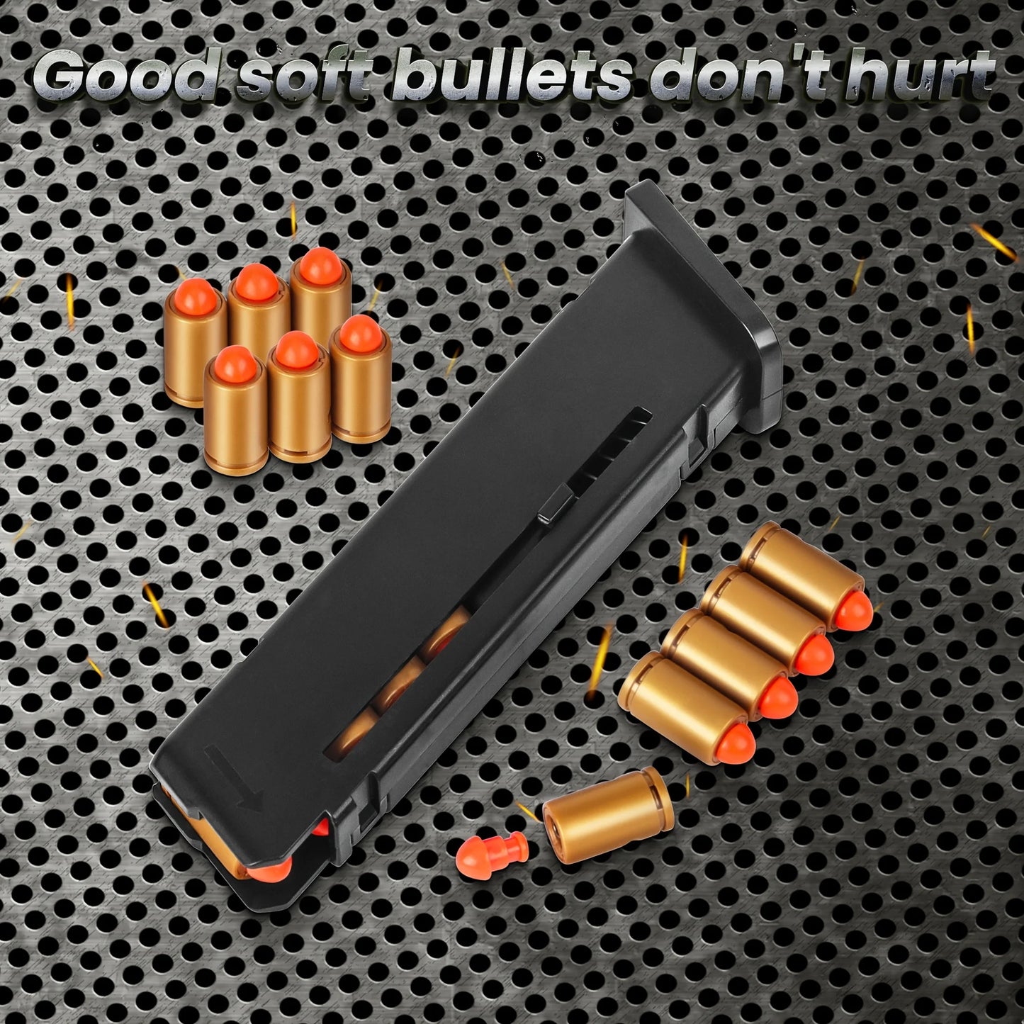 Safety Bullet Accessory Kit — Replaceable Durable Set for Toy Guns, Safe Play Set