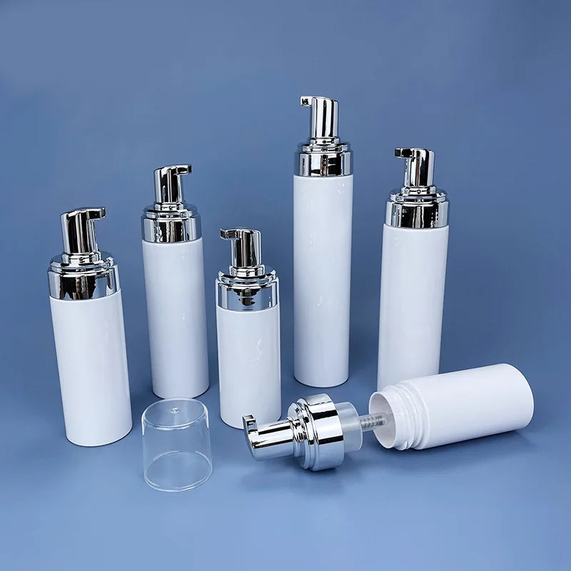 Refillable Plastic Foamer Pump Bottle - Soap & Cleanser Dispenser, 100ml/120ml/150ml Empty Hand Sanitizer Bottle