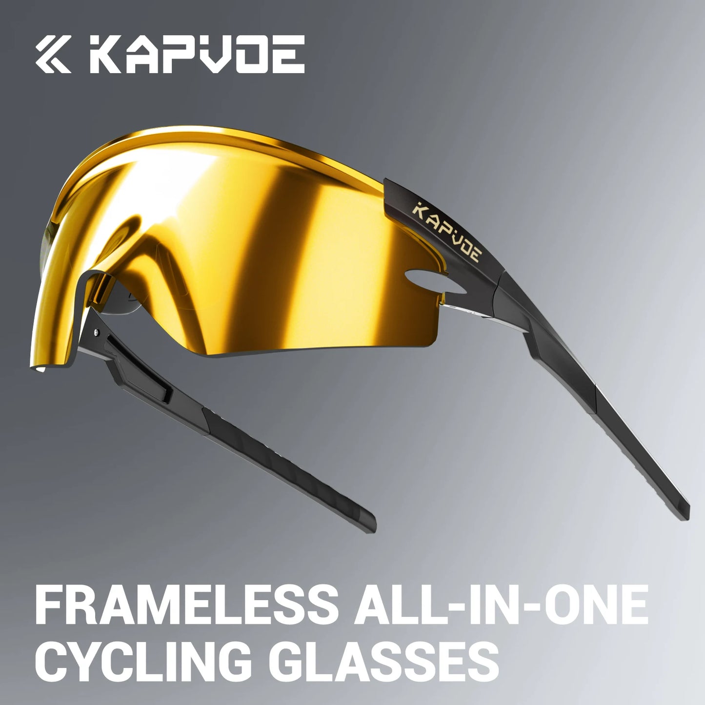 Kapvoe Cycling Sports Sunglasses – UV Protection Bike Glasses for Road & Mountain Riding (Men & Women, 2026 Model)