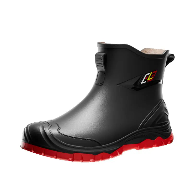 2024 Men's Waterproof Water Boots — Non-Slip Rubber Work Shoes for Outdoor Rain, Camping & Fishing