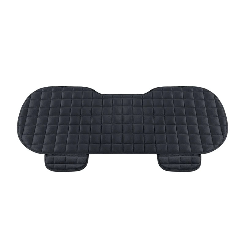 Universal Winter Car Seat Cover Set – Front & Rear Flocking Cloth Anti-Slip Warm Cushion Mat for Car, SUV, Van & Truck Interior Protection