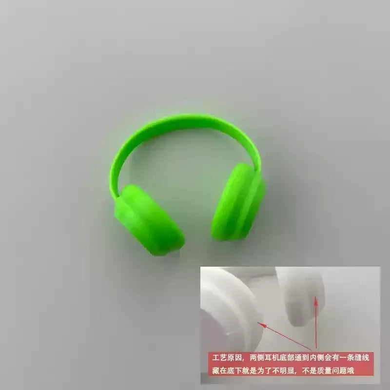 Labubu Doll Accessories — 17cm Fashion & 10cm Cotton Doll Macaron Color Earphones for Labubu Dolls