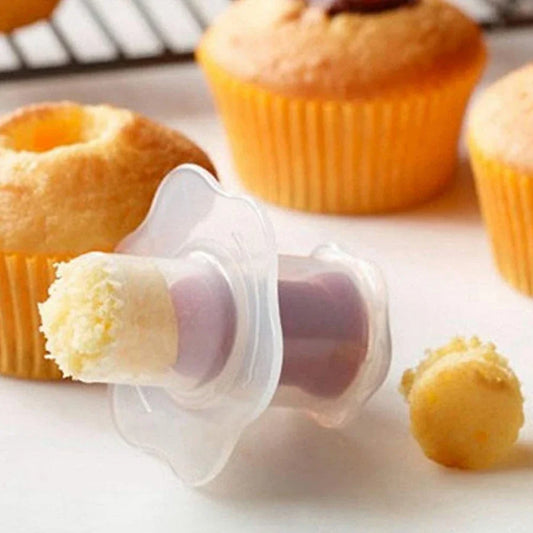 Kitchen Cake Decorating Tools Set – Cupcake & Muffin Corer Plunger Cutter, Pastry Divider Mold & Baking Accessories Kit