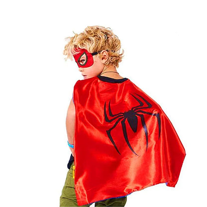 Kids Superhero Capes Costume Set for Boys (Ages 3–10) – Cartoon Dress-Up Capes for Parties, Playtime & Easter Gifts