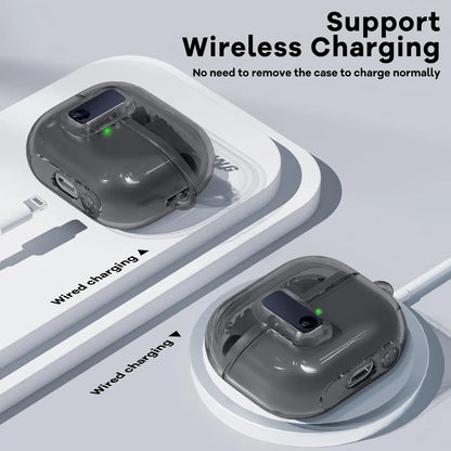 Buds3 Pro Lockable TPU Case – Transparent Protective Shell with Cleaning Kit for Samsung Galaxy Buds 3/3 Pro