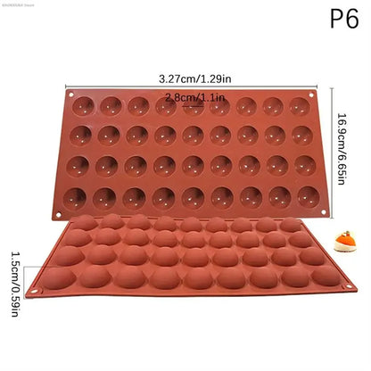 3D Fruit Shape Silicone Cake Mold — French Dessert Baking Tools for Brownies, Mousse & Pastry Decoration