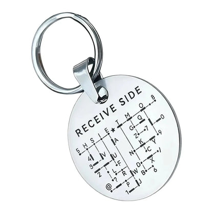 Morse Code Practice Keychain Coin - Amateur Radio CW Training and Transmission Practice Tool