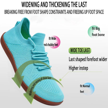 Minimalist Barefoot Shoes for Men & Women – Lightweight Breathable Zero-Sole Wide-Toe Running & Casual Walking Shoes
