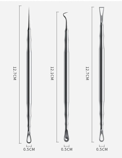German Ultra-Fine Cell Pimples Blackhead Whitehead Clip - Beauty Salon Acne Removal Tool - Special Needle for Fat Particles