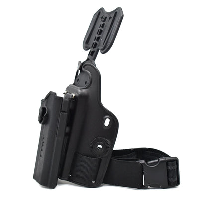 Outdoor Tactical Thigh Drop Leg Holster - Compatible with Glock 17, Beretta M9, Colt 1911, PX4 Storm for Hunting