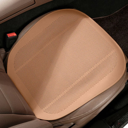 Universal Car Seat Cushion Cover - Four-Season Breathable Ventilated Half-Cover Seat Pad Set for Front or Rear Seats