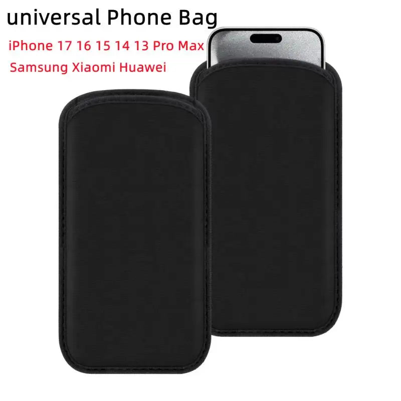 Universal Neoprene Phone Bag - Shockproof Protective Pouch for iPhone, Samsung, Xiaomi, Huawei & Power Banks