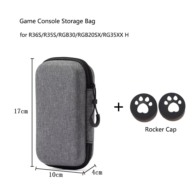 Game Console Storage Bag for R36S/R35S/RGB30/RGB20SX/RG353M/RG35XX - Hard Portable Protective Case Organizer   2/2
