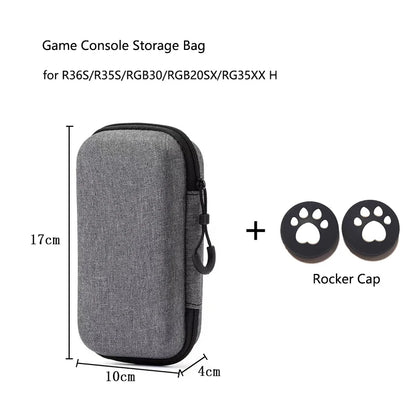 Game Console Storage Bag for R36S/R35S/RGB30/RGB20SX/RG353M/RG35XX - Hard Portable Protective Case Organizer   2/2