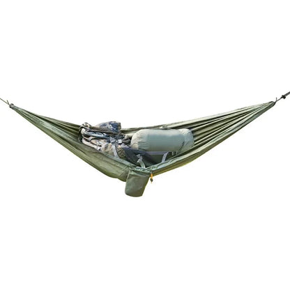 Portable Outdoor Storage Hammock - Small Camping Organizer for Clothes, Shoes & Gear