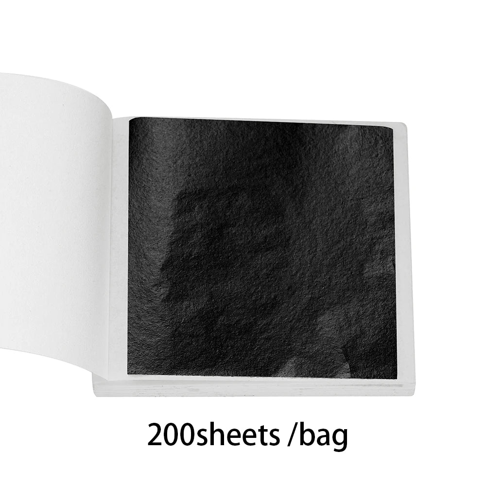 100-200 Sheets Imitation Gold Foil Paper – Gilding DIY Epoxy Resin Jewelry Making & Craft Decoration