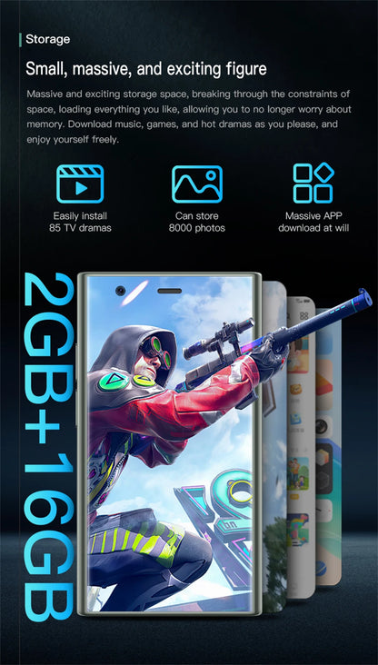 SOYES S23 Pro Mini Android Phone — 3.0" Display, 2GB RAM, 16GB ROM, Dual SIM, 1000mAh, 3G Compact Smartphone