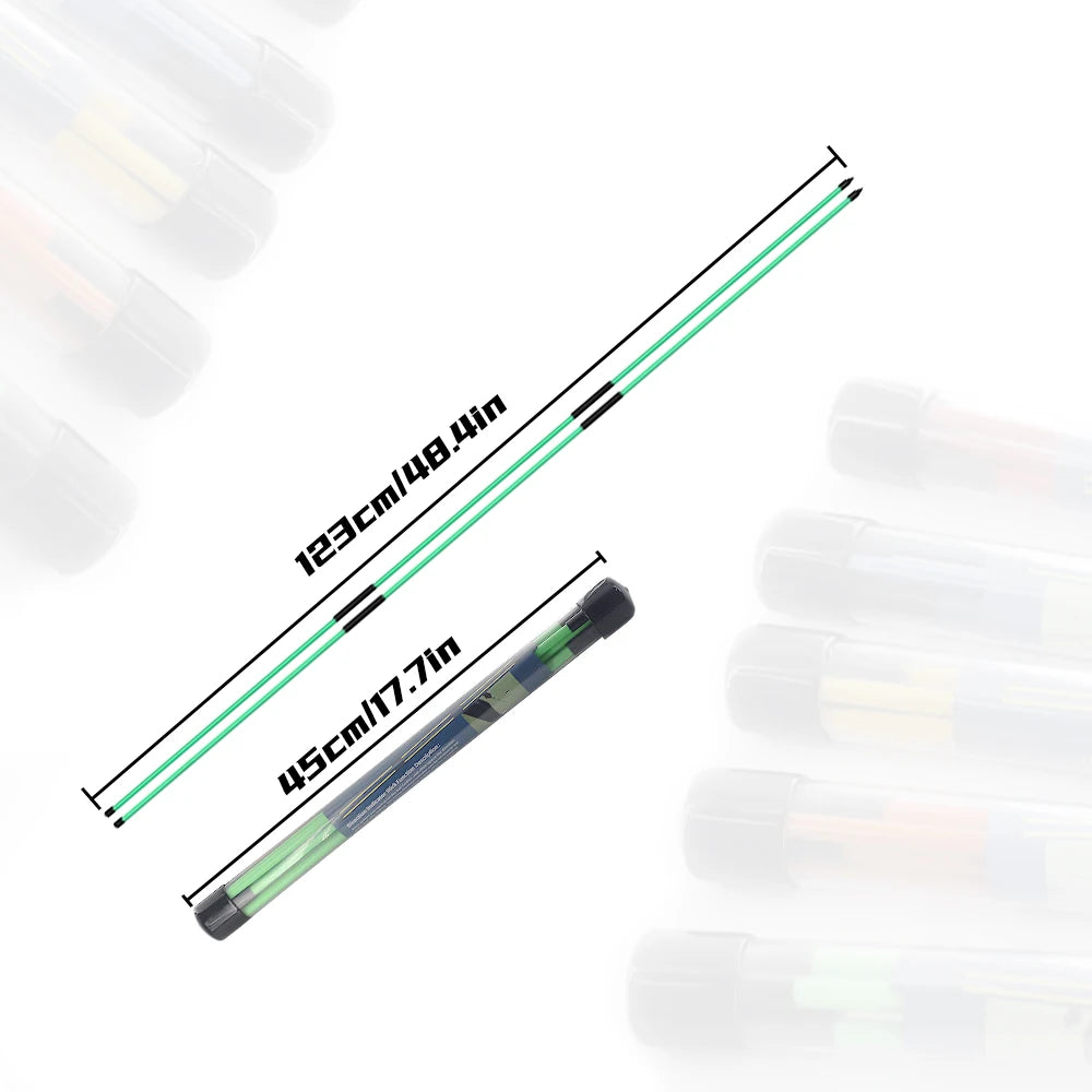 Golf Swing Training Alignment Sticks – 2 Sets 48” Collapsible Practice Rods in 5 Colors