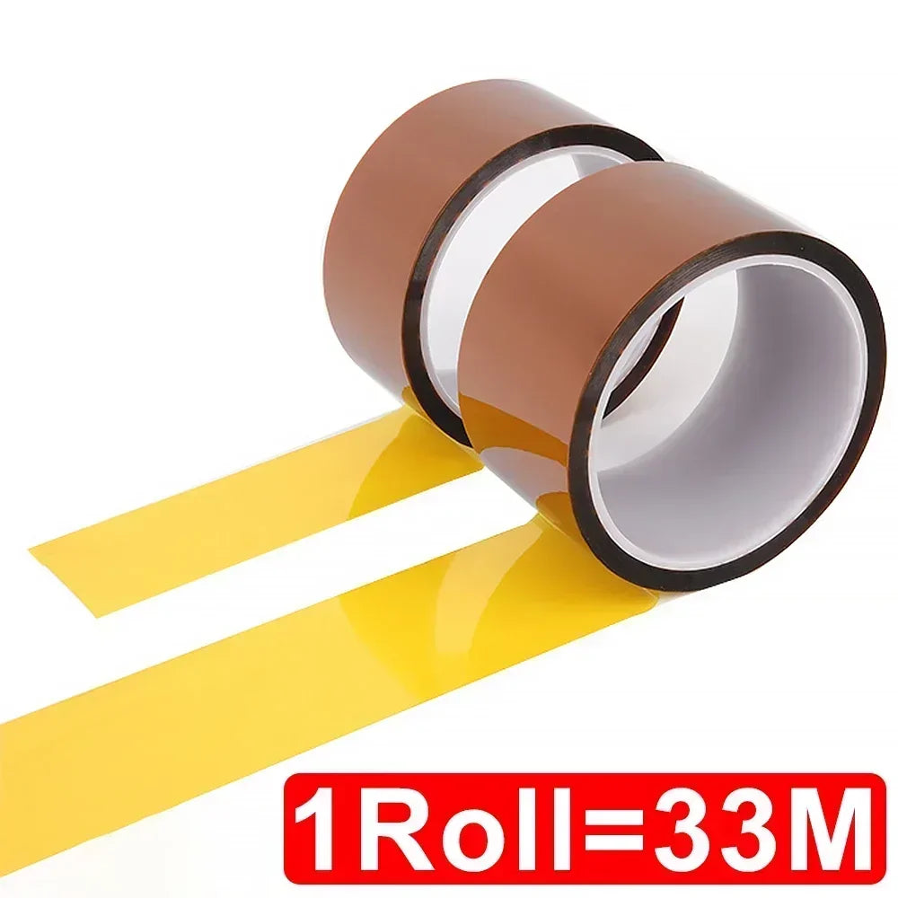 5-40mm Kapton Polyimide Adhesive Tape – Heat Insulating Tape for Board Protection & Electrical Applications