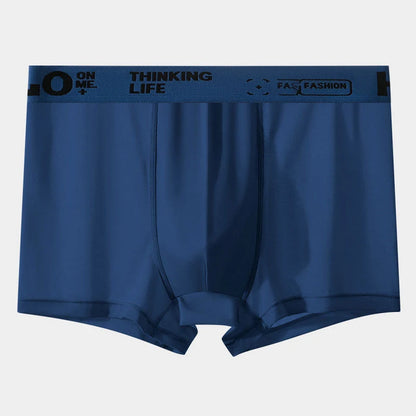 Men's Ice Silk Graphene Boxer Briefs – Breathable, Ultra-Thin, Comfortable Trunks Underwear