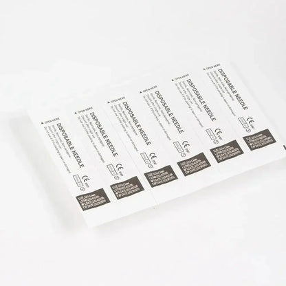 100PCS 30G Painless 4/6/13mm Ultrafine Transparent Syringe Needles with Clear Tip Cap - Beauty & Pharmaceutical Use