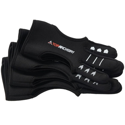 Archery Glove Three-Finger Guard – Shooting Gloves for Recurve Bow, Hunting & Beginners
