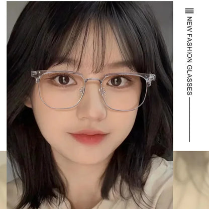 Vintage Photochromic Anti-Radiation Eyeglasses for Men & Women – Fashion Eyebrow Frame Glasses
