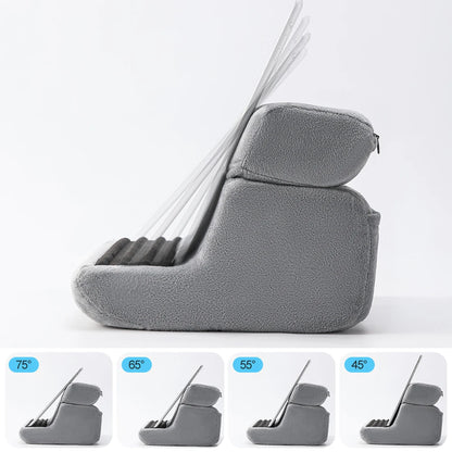 Multi-Functional Tablet Pillow Stand – Foldable 4-Angle Mobile & Tablet Holder for Comfortable Reading & Watching