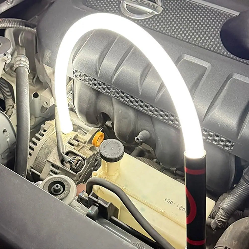 Bendable LED Flashlight - Rechargeable High-Lumen Flexible Work Light for Mechanics & Auto Repair