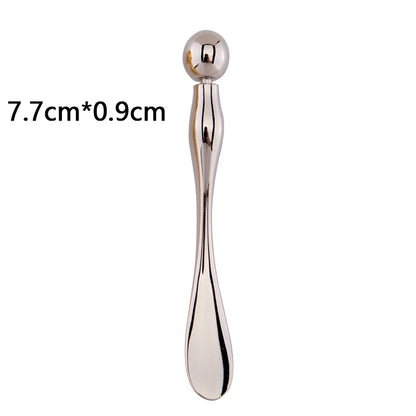 Metal Face Massage Stick — Anti-Wrinkle Eye Cream Applicator & Mask Mixing Spatula for Facial Care