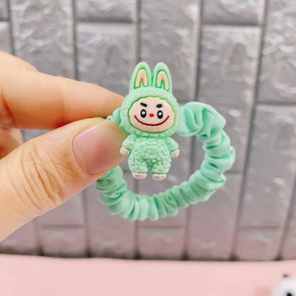 Cute Anime Hair Ropes – Elastic Hair Ties for Women and Girls