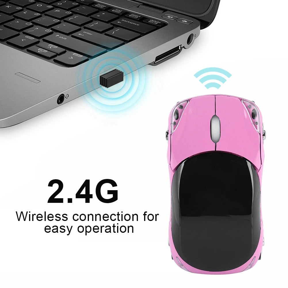 2.4G Wireless Optical Mouse 1600 DPI – Portable USB Mouse for Mac, Windows PC & Tablet, Ideal for Gaming & Office Use