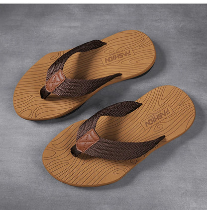 High Quality Men's Flip Flops – Fashion Summer Beach Slippers, Breathable & Thick Sole Casual Outdoor Sandals