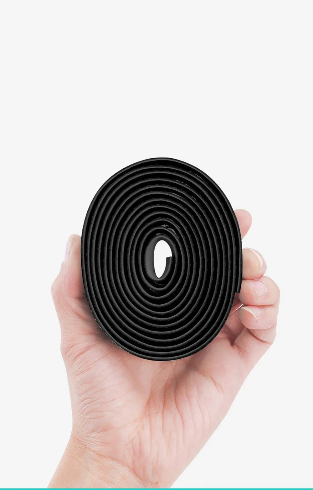 2Pcs PU Bicycle Handlebar Tape - Anti-Slip Shock-Absorbing Road Bike Grip Tape with Bar End Plugs