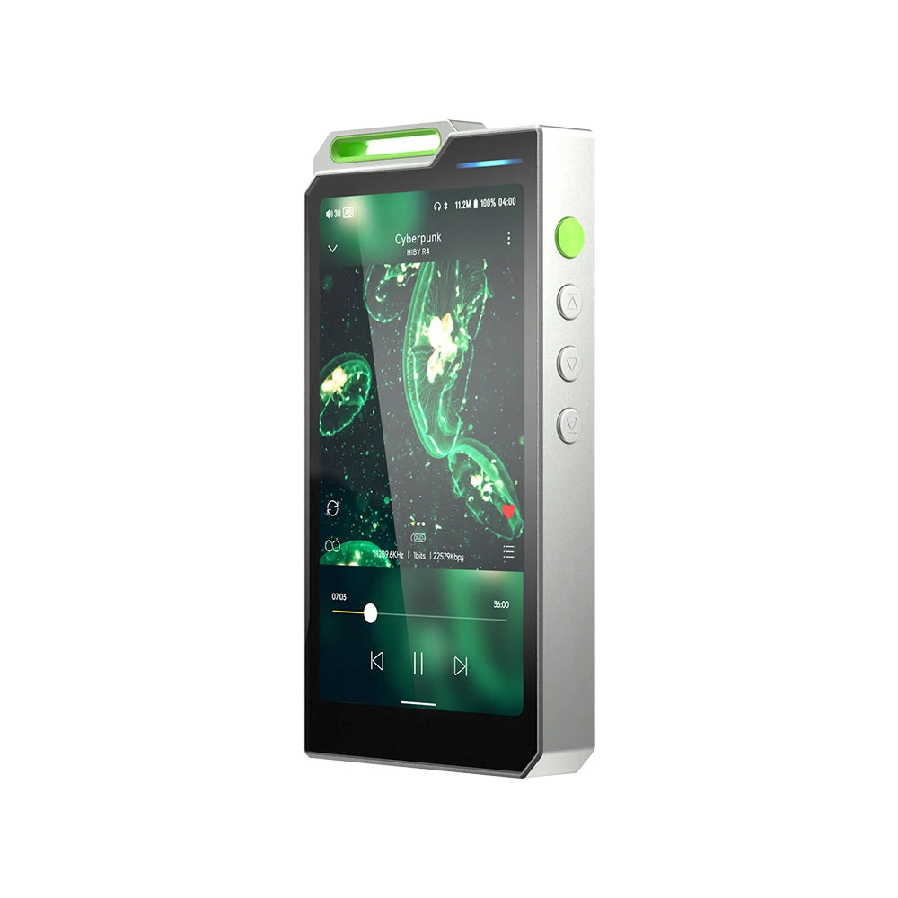 HiBy R4 HiFi Music Player - Android 12, Quad DAC, Bluetooth, WiFi, DSD256, MQA, USB DAC & Headphone Amplifier
