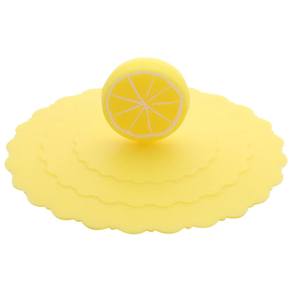 Cartoon 10cm Cute Silicone Cup Cover - Heat-Resistant, Leak-Proof, Dustproof Sealed Lid for Tea Cups